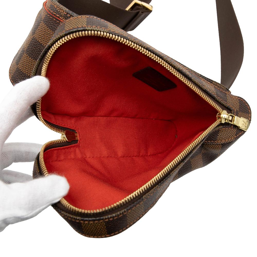 Louis Vuitton AB Louis Vuitton Brown Damier Canvas Fabric Damier Ebene Geronimos Spain