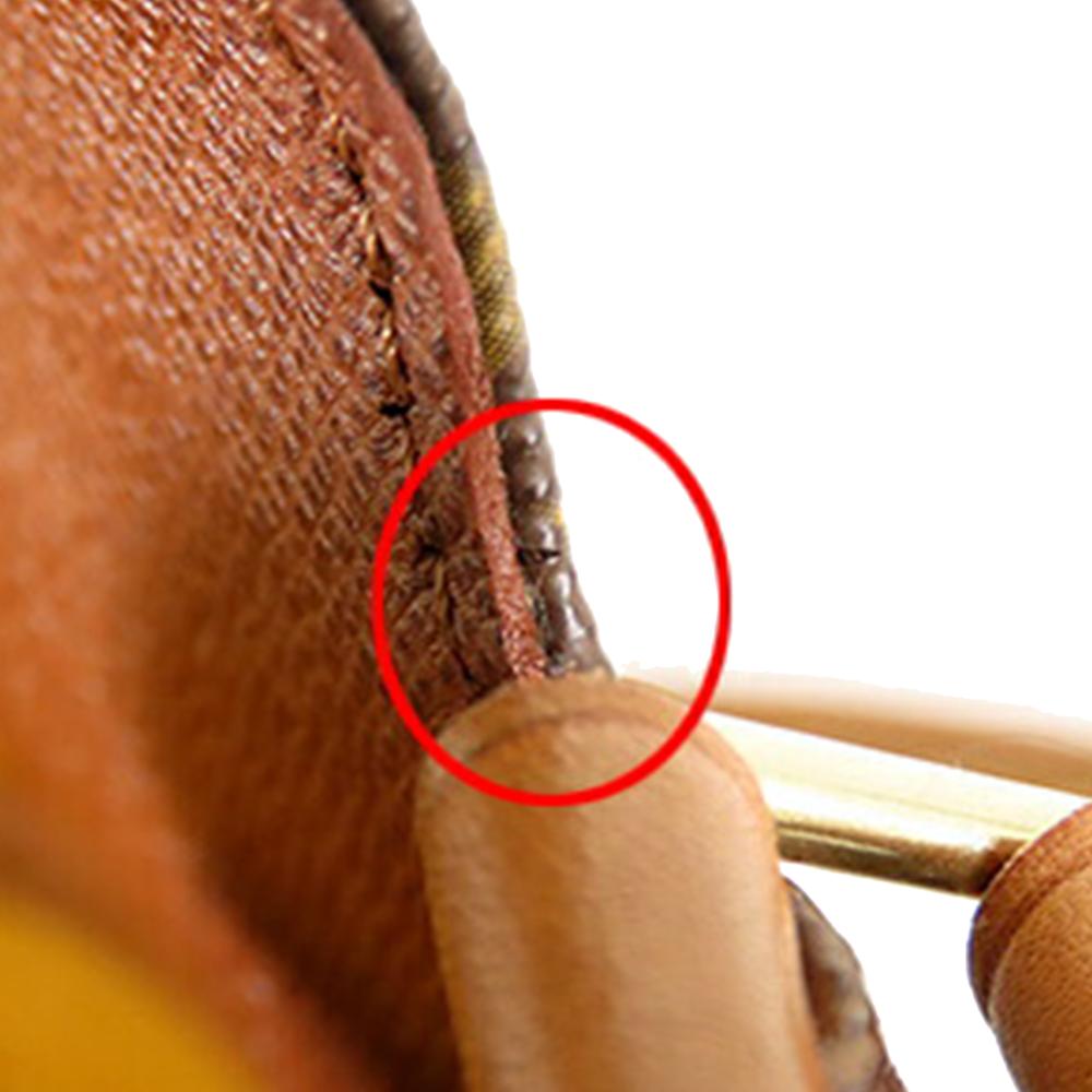 Louis Vuitton B Louis Vuitton Brown Monogram Canvas Fabric Monogram Musette Tango Short Strap France