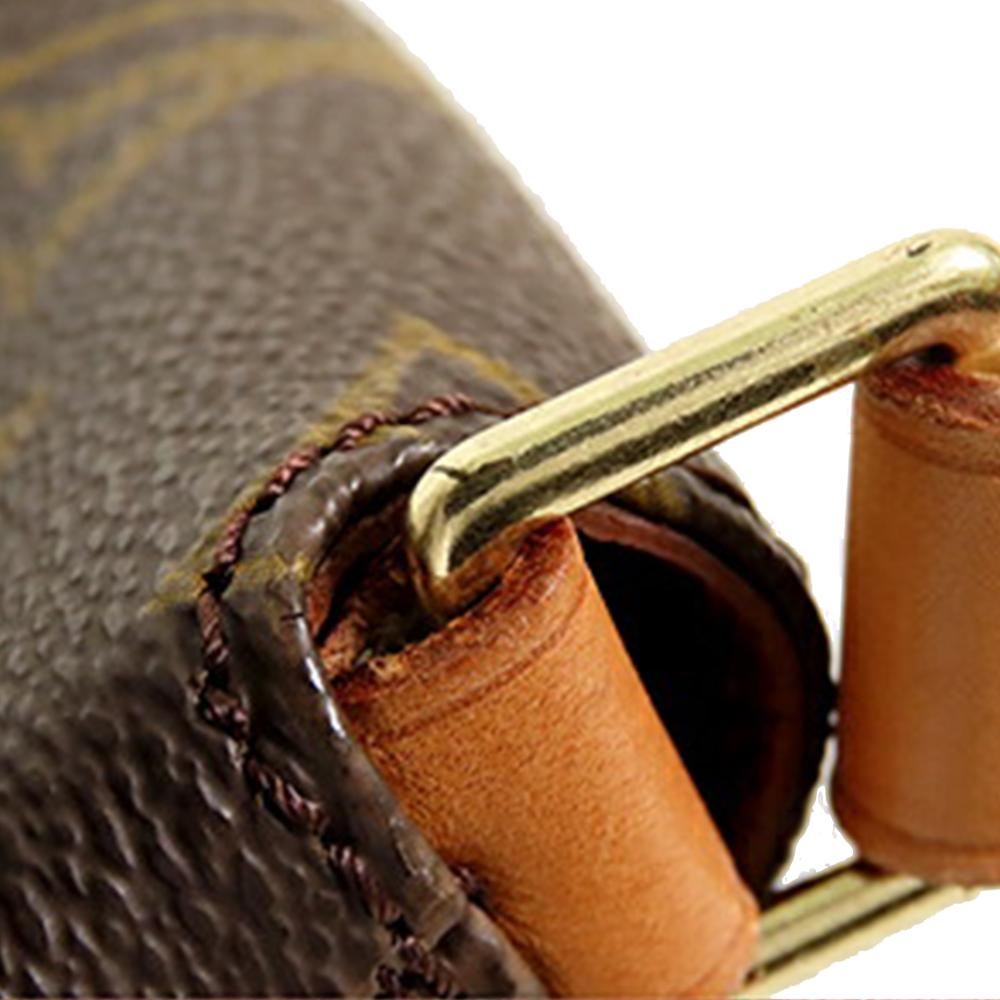 Louis Vuitton B Louis Vuitton Brown Monogram Canvas Fabric Monogram Musette Tango Short Strap France