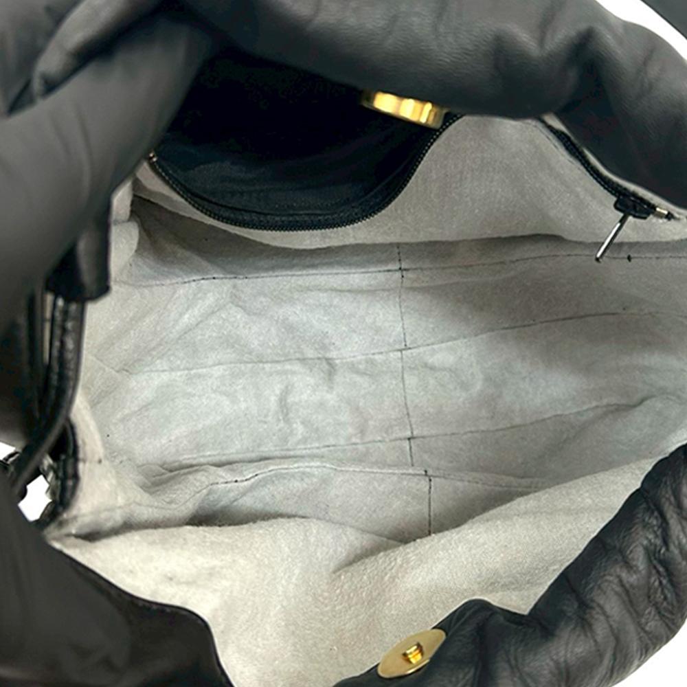 Loewe AB LOEWE Black Nappa Leather Leather Nappa Anagram Drawstring Crossbody Spain