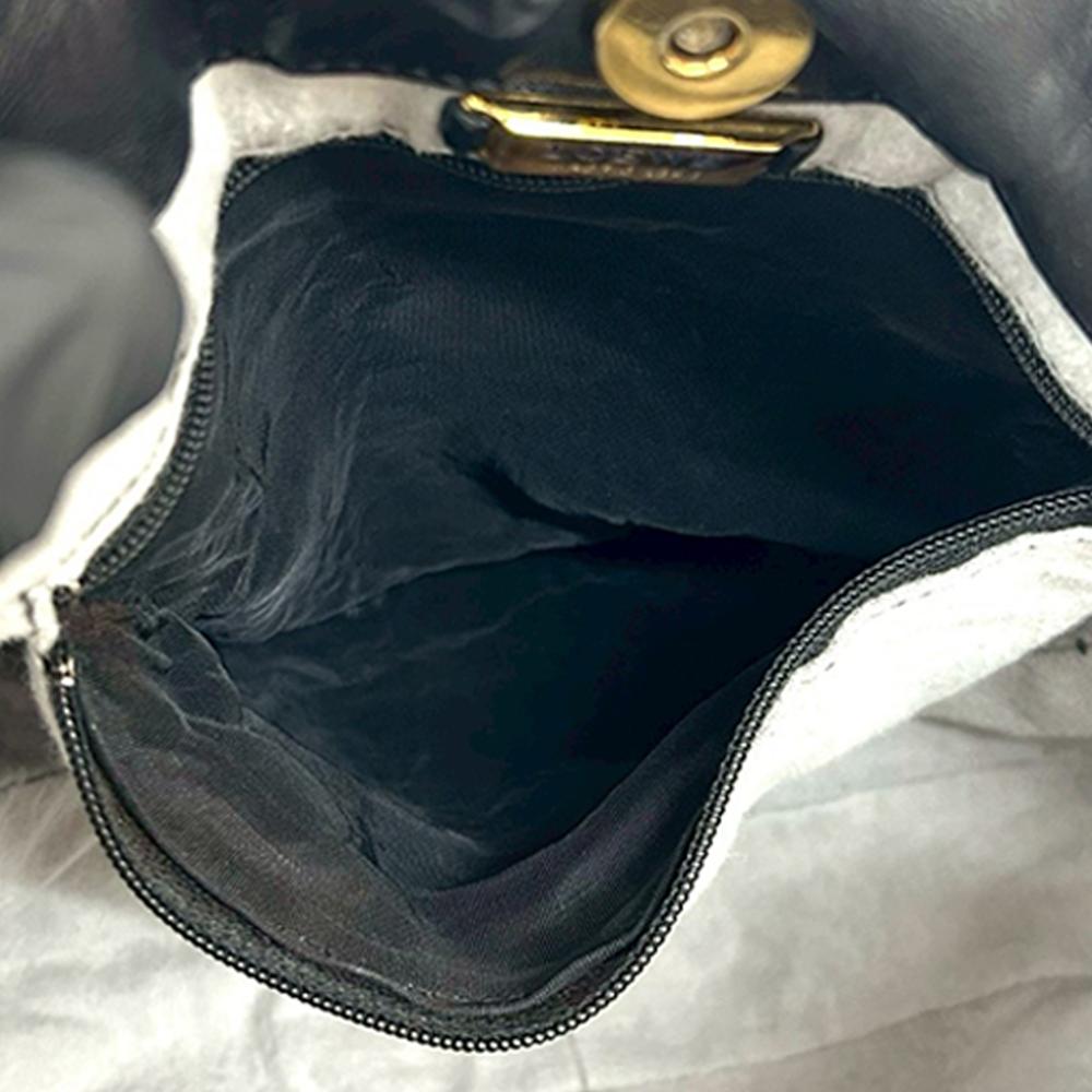 Loewe AB LOEWE Black Nappa Leather Leather Nappa Anagram Drawstring Crossbody Spain