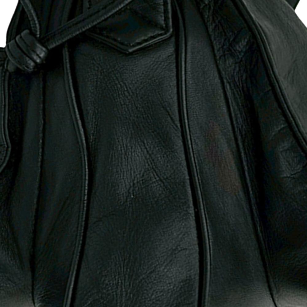 Loewe AB LOEWE Black Nappa Leather Leather Nappa Anagram Drawstring Crossbody Spain