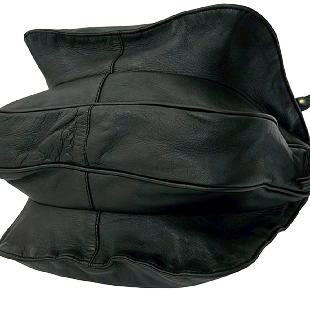 Loewe AB LOEWE Black Nappa Leather Leather Nappa Anagram Drawstring Crossbody Spain