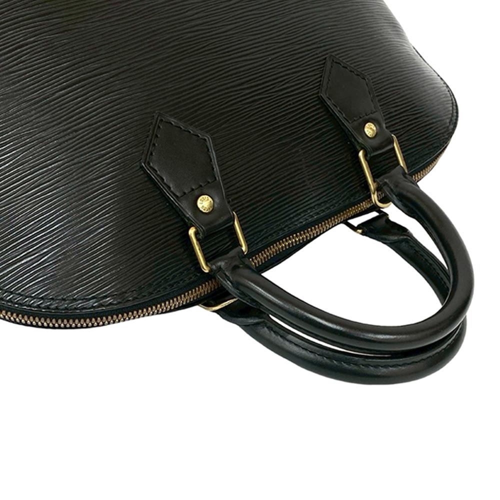 Louis Vuitton AB Louis Vuitton Black Epi Leather Leather Epi Alma PM France