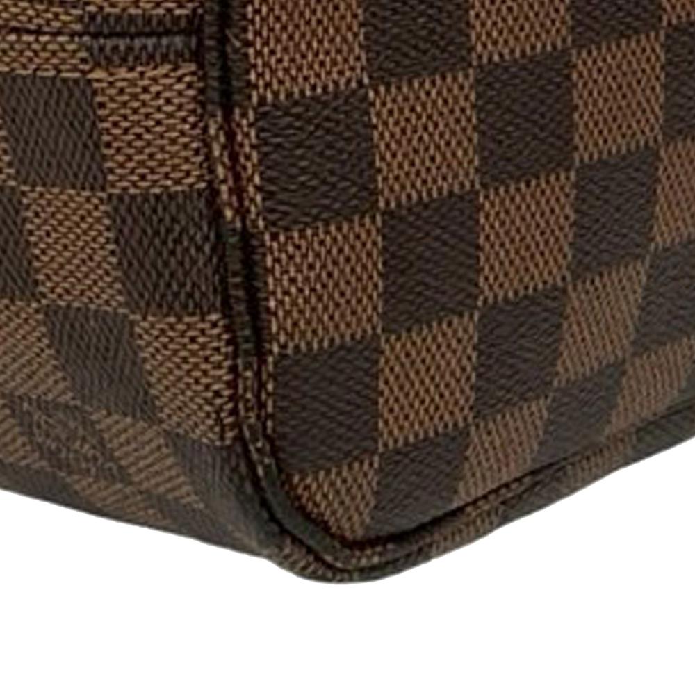 Louis Vuitton AB Louis Vuitton Brown Damier Canvas Fabric Damier Ebene Neverfull MM France