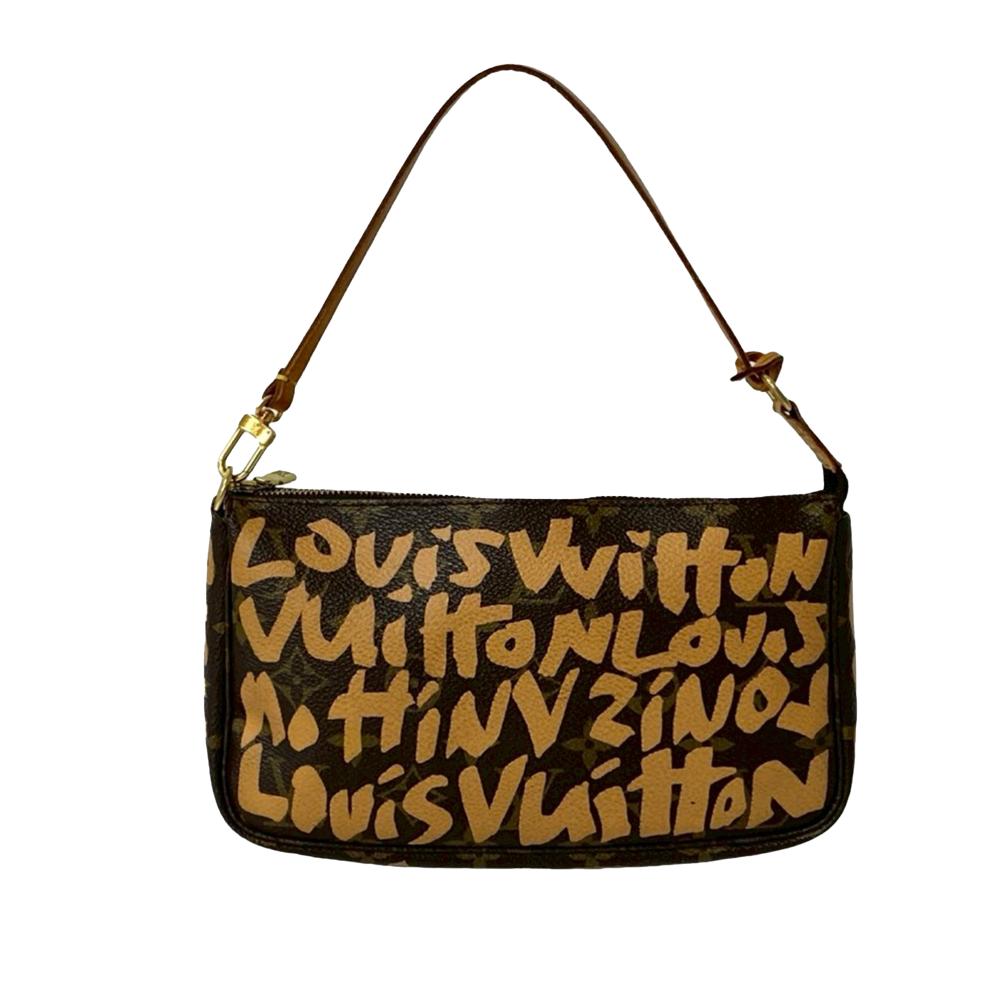 Louis Vuitton Brown Stephen Sprouse Monogram Graffiti Pochette Accessoires France
