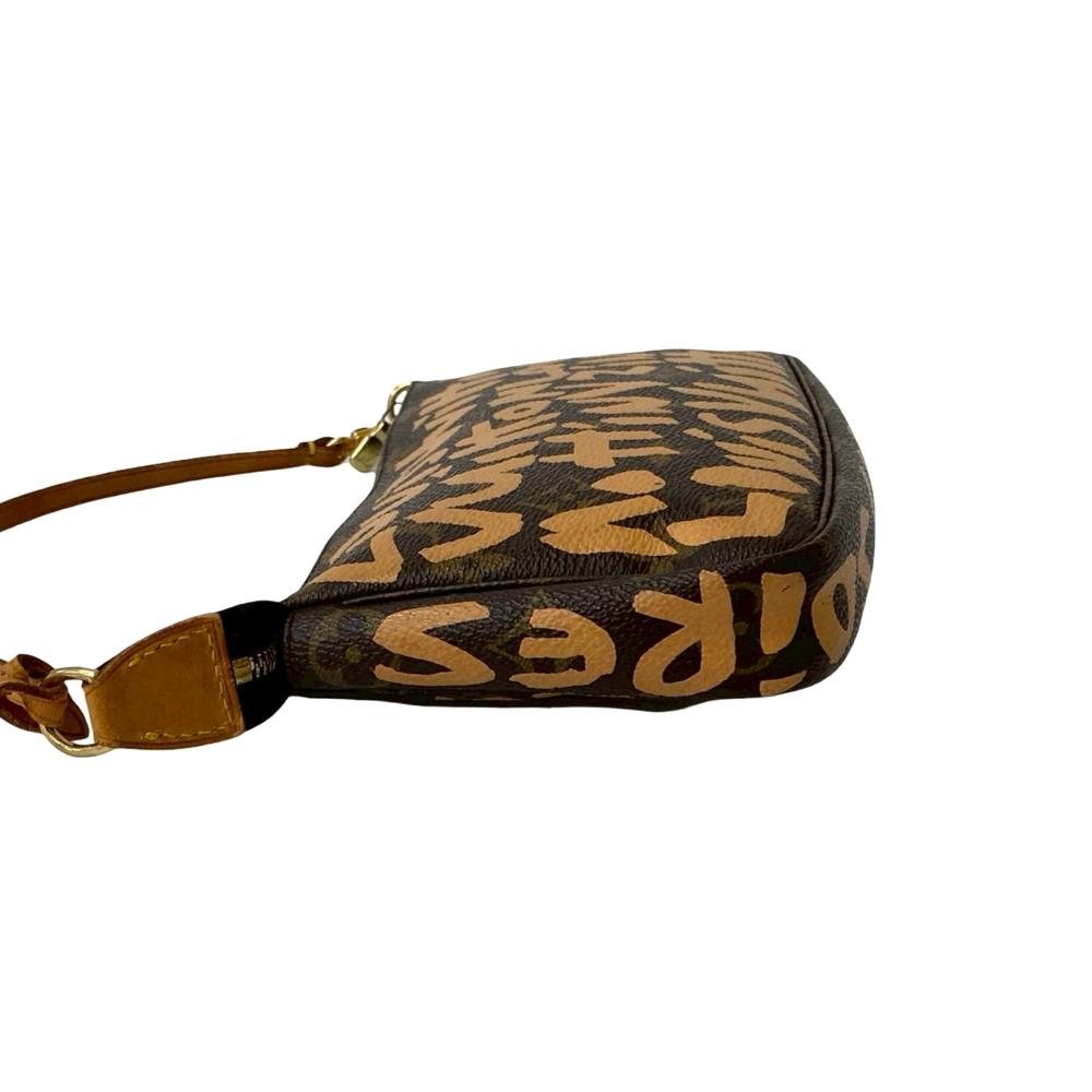 Louis Vuitton Brown Stephen Sprouse Monogram Graffiti Pochette Accessoires France