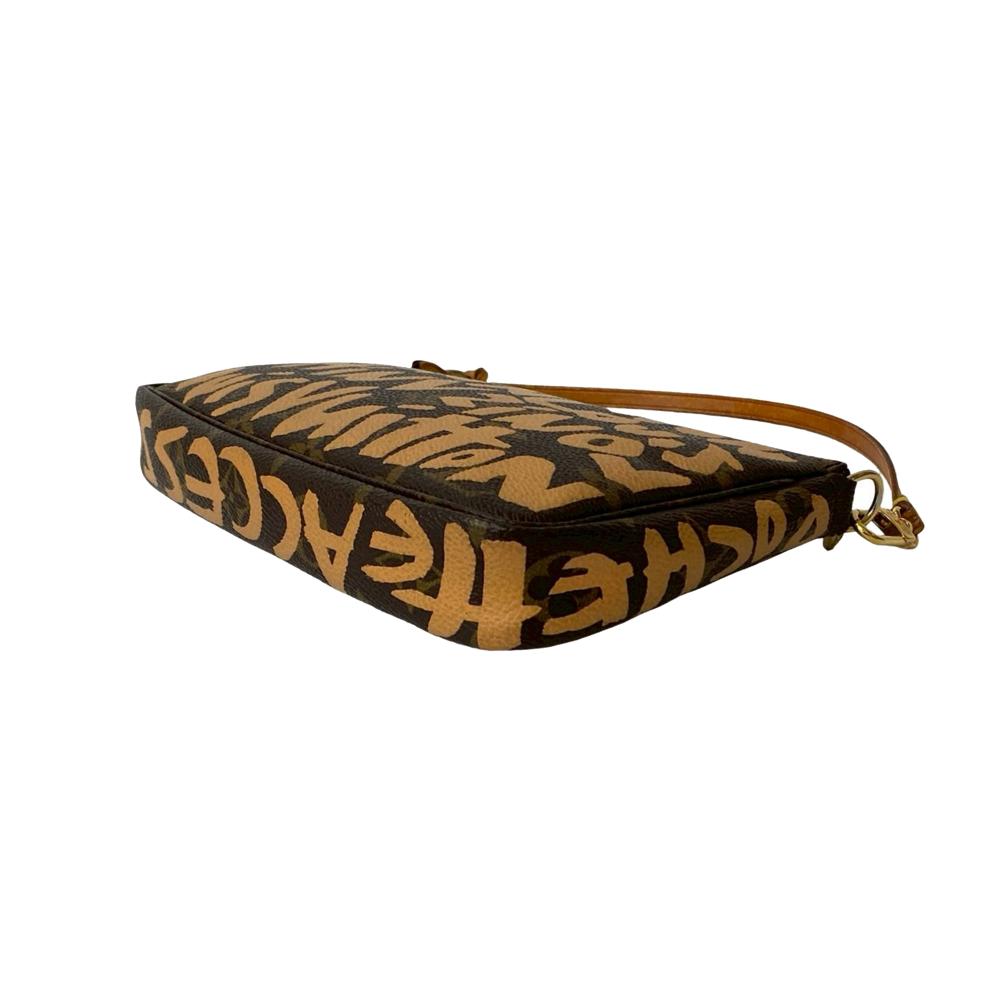 Louis Vuitton Brown Stephen Sprouse Monogram Graffiti Pochette Accessoires France