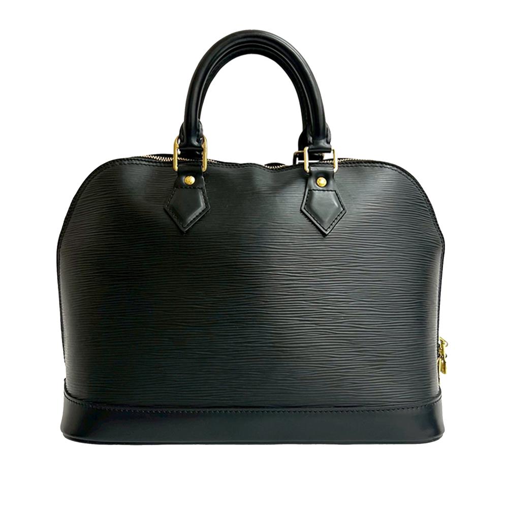 Louis Vuitton AB Louis Vuitton Black Epi Leather Leather Epi Alma PM France