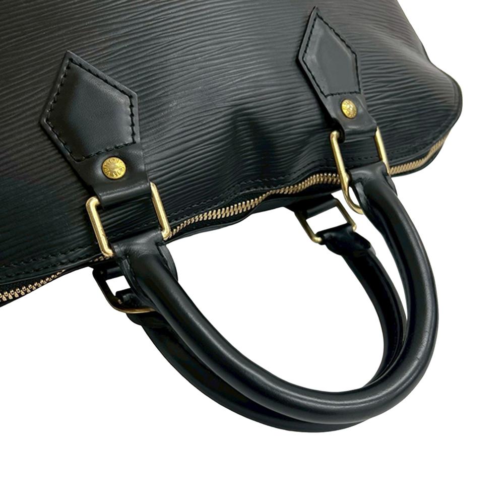 Louis Vuitton AB Louis Vuitton Black Epi Leather Leather Epi Alma PM France