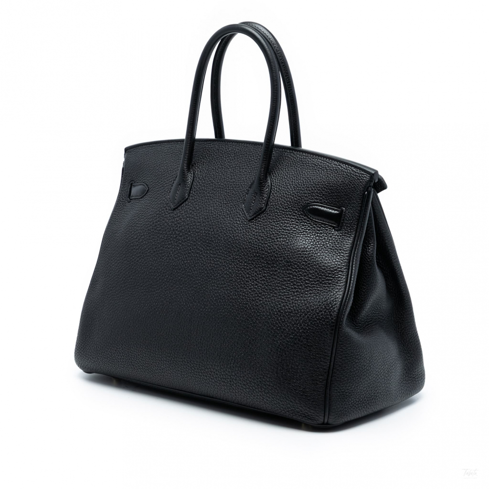 Hermès Birkin 35 Togo Leather Top-handle Bag Noir