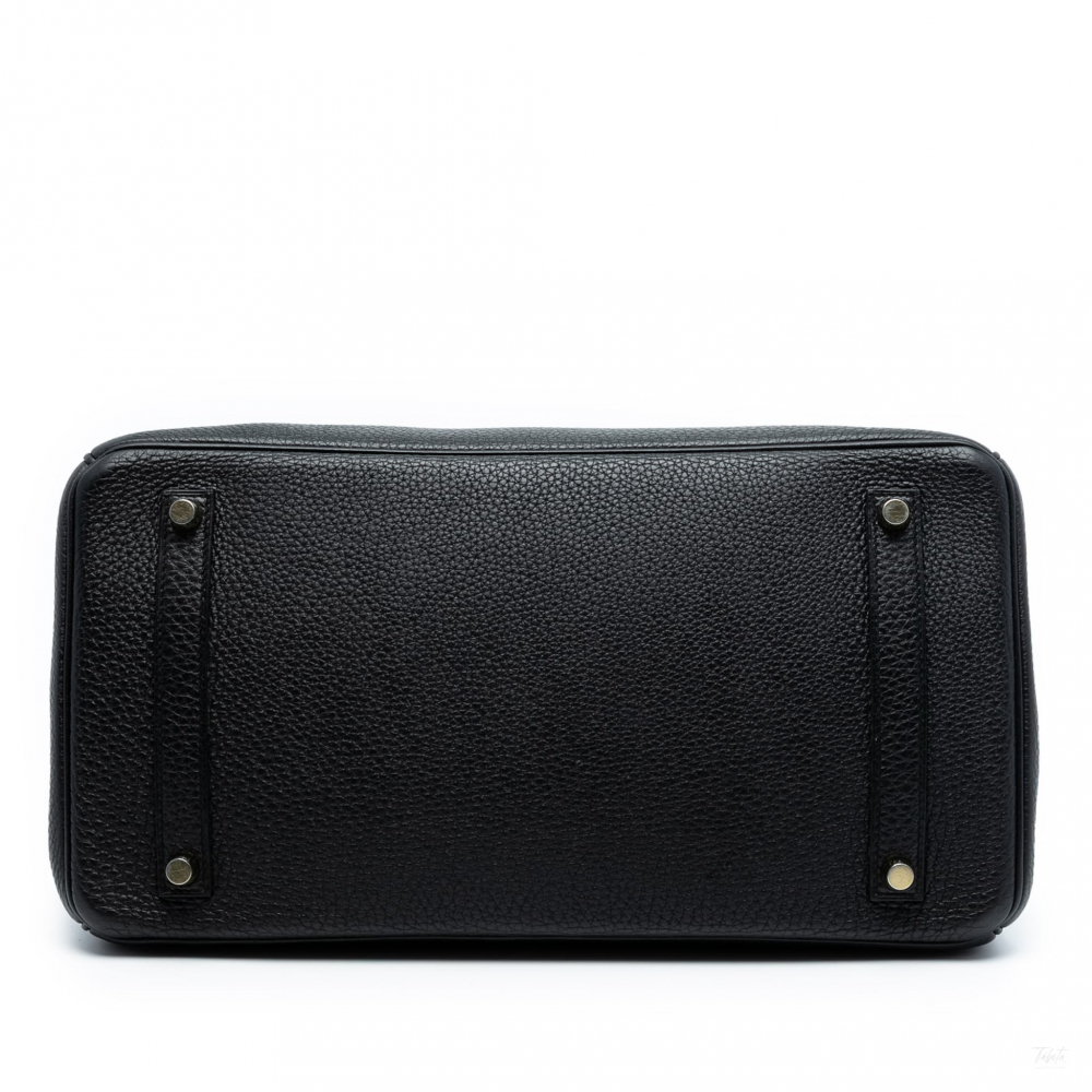 Hermès Birkin 35 Togo Leather Top-handle Bag Noir