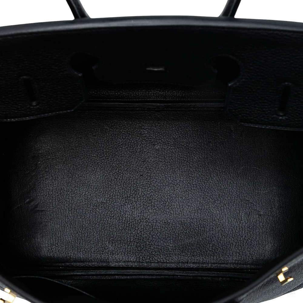 Hermès Birkin 35 Togo Leather Top-handle Bag Noir
