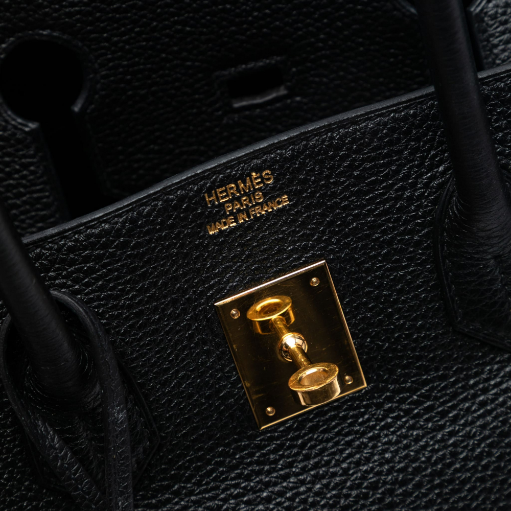 Hermès Birkin 35 Togo Leather Top-handle Bag Noir