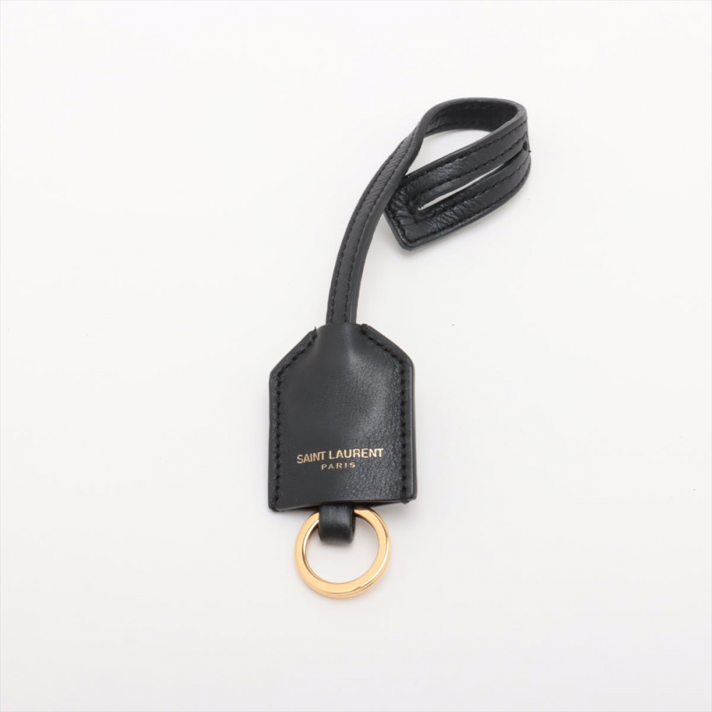 Saint Laurent Cabas Baby Leather 2-Ways Top-handle Handbag Black