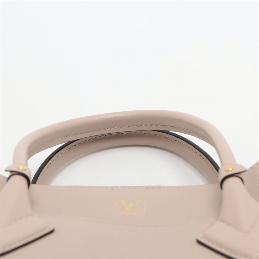 Louis Vuitton On My Side MM Monogram Sides Leather 2-Ways Tote Bag Monogram