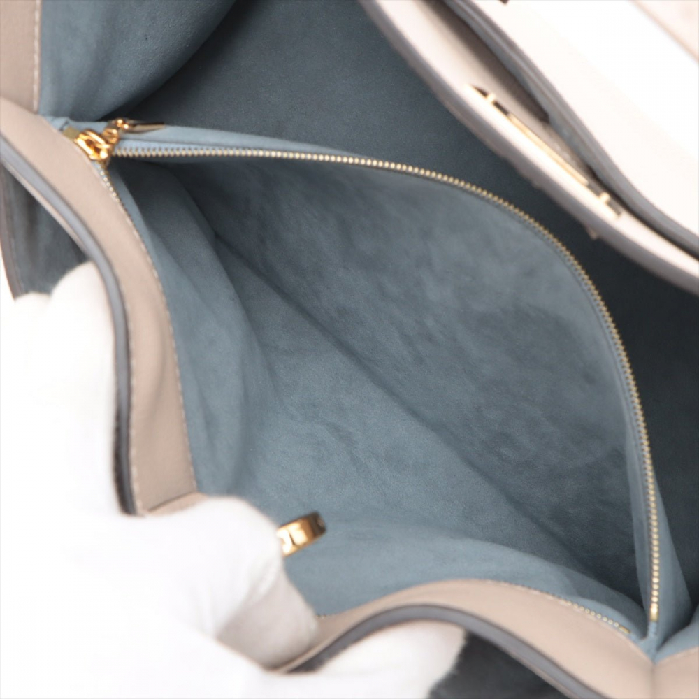 Louis Vuitton On My Side MM Monogram Sides Leather 2-Ways Tote Bag Monogram