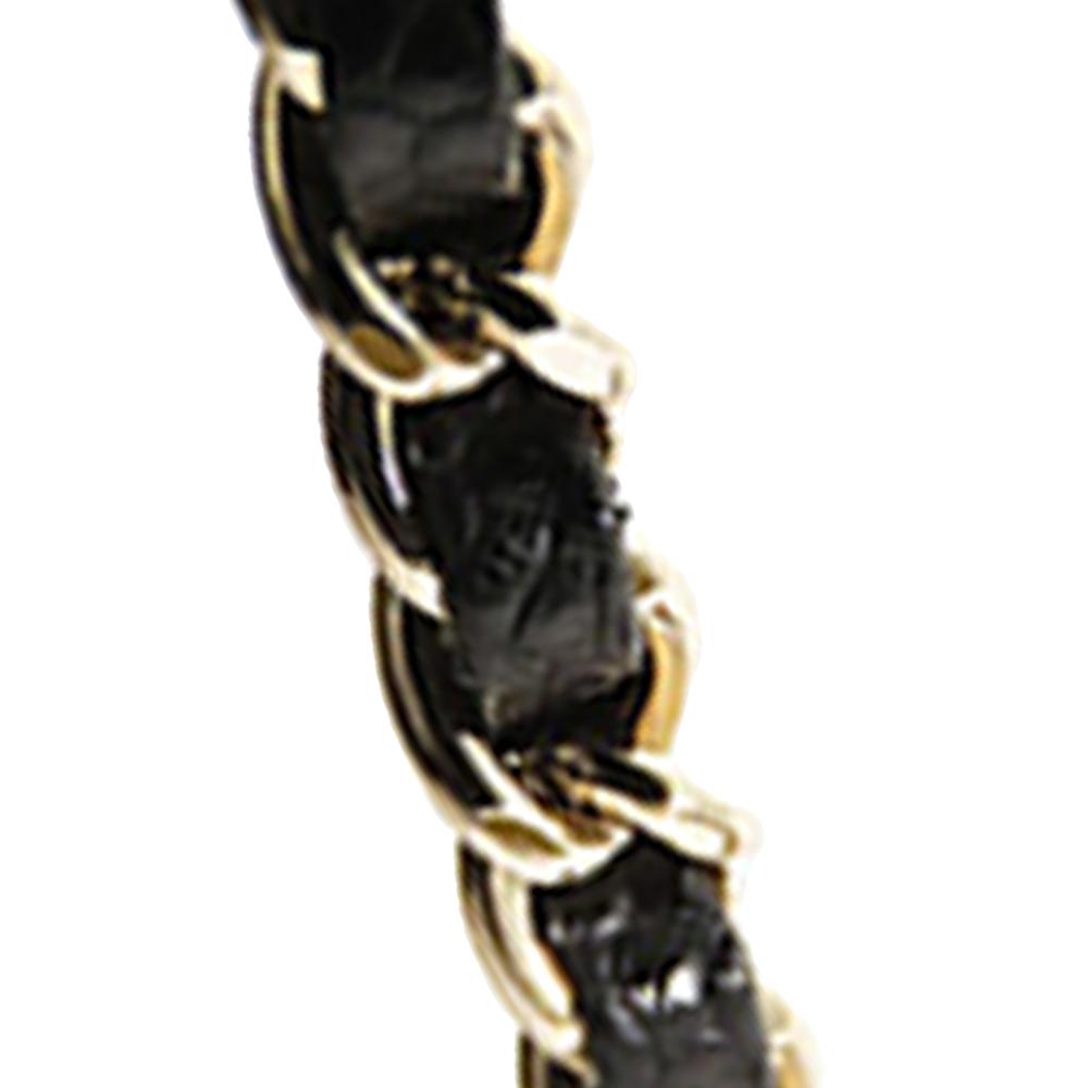 Chanel AB Chanel Black Caviar Leather Leather Classic Caviar Flap Wallet on Chain Italy