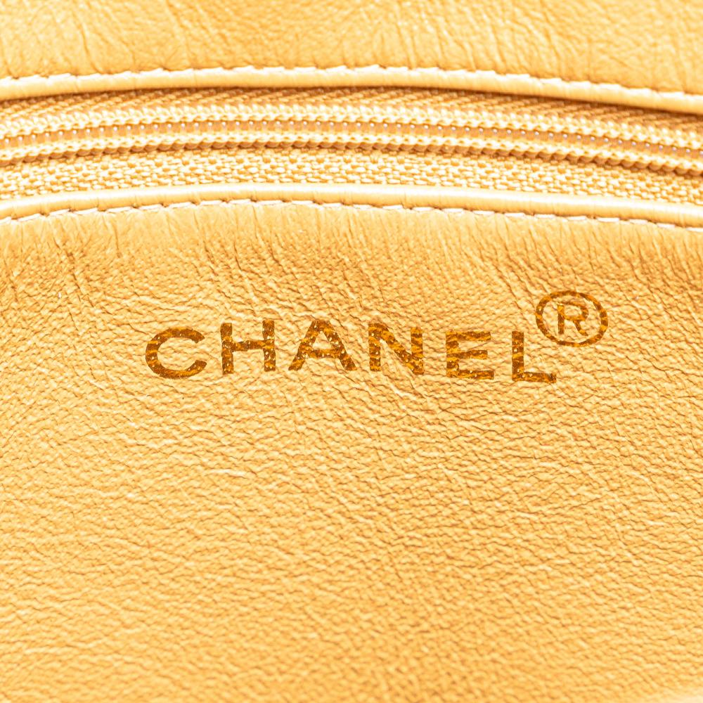 Chanel B Chanel Brown Beige Caviar Leather Leather Caviar Medallion Tote France