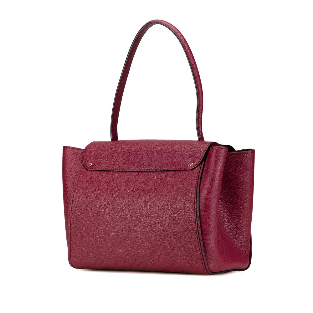 Louis Vuitton B Louis Vuitton Red Bordeaux Monogram Empreinte Leather Trocadero France
