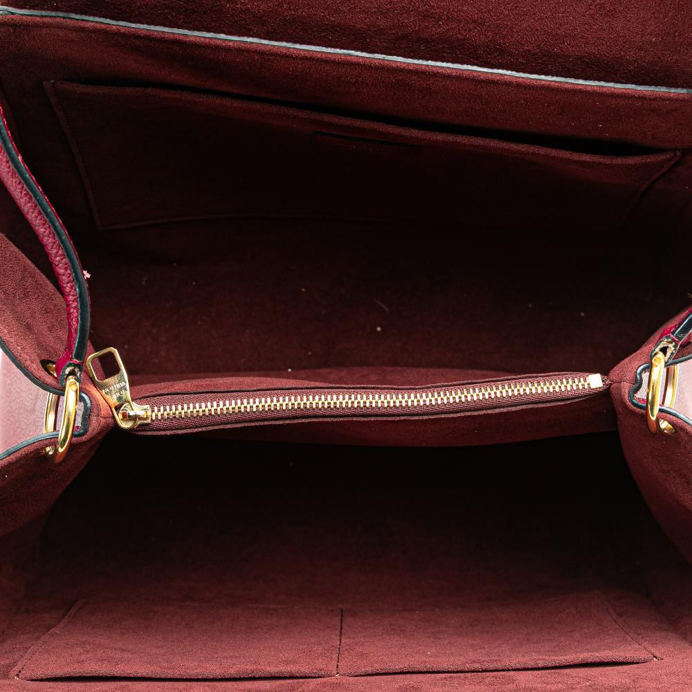 Louis Vuitton B Louis Vuitton Red Bordeaux Monogram Empreinte Leather Trocadero France