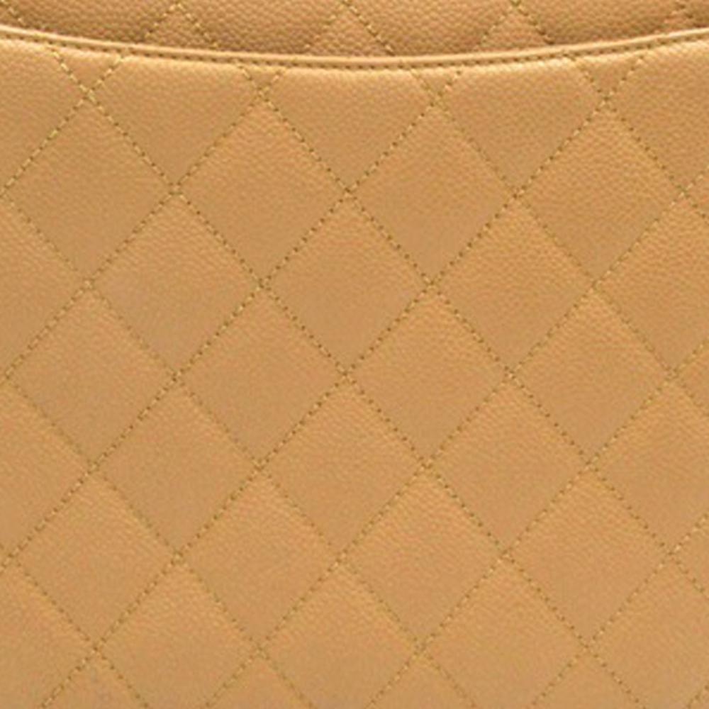 Chanel B Chanel Brown Light Brown Caviar Leather Leather Caviar Kelly Top Handle Bag Italy