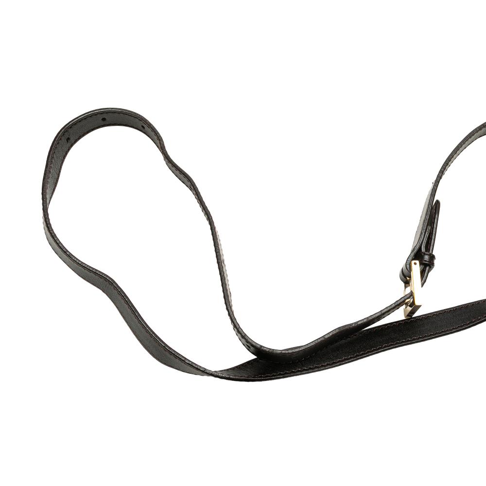 Fendi B Fendi Brown Light Brown Canvas Fabric Zucchino Crossbody Italy