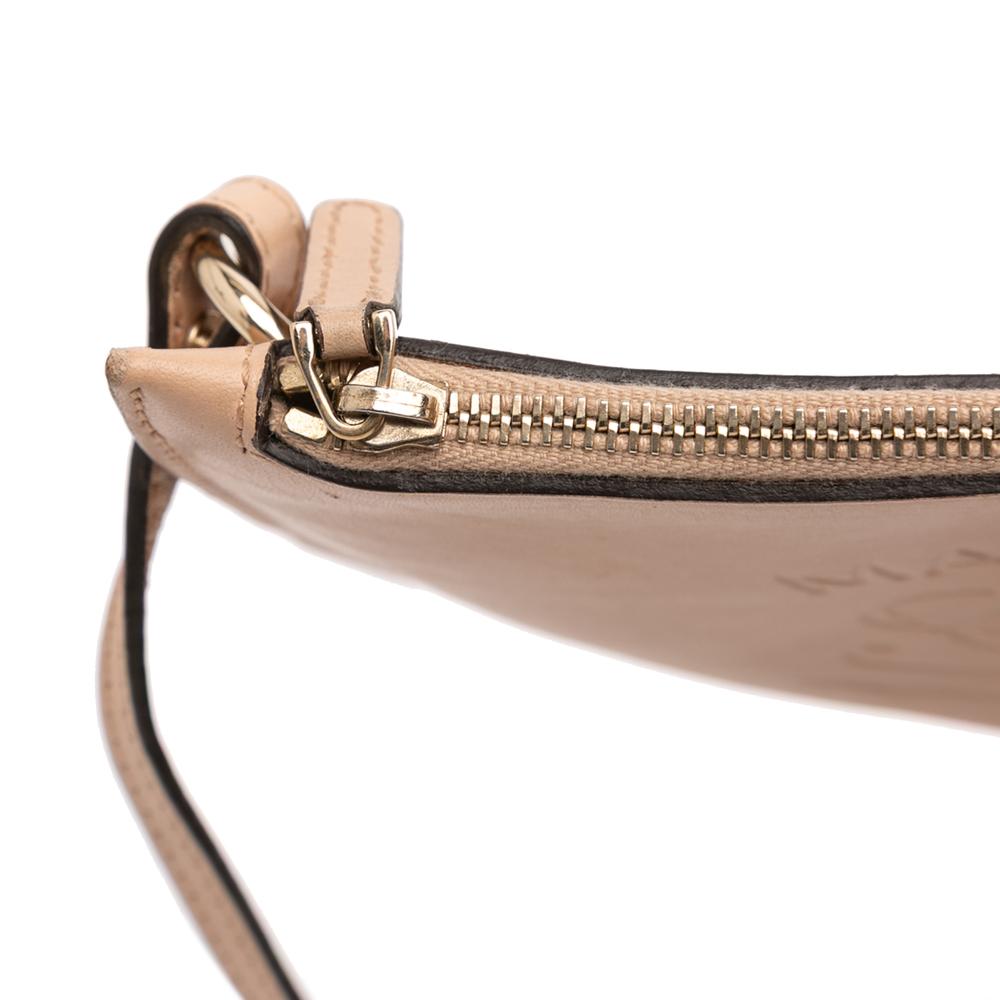 Gucci B Gucci Brown Beige Canvas Fabric GG Craft Tote Italy