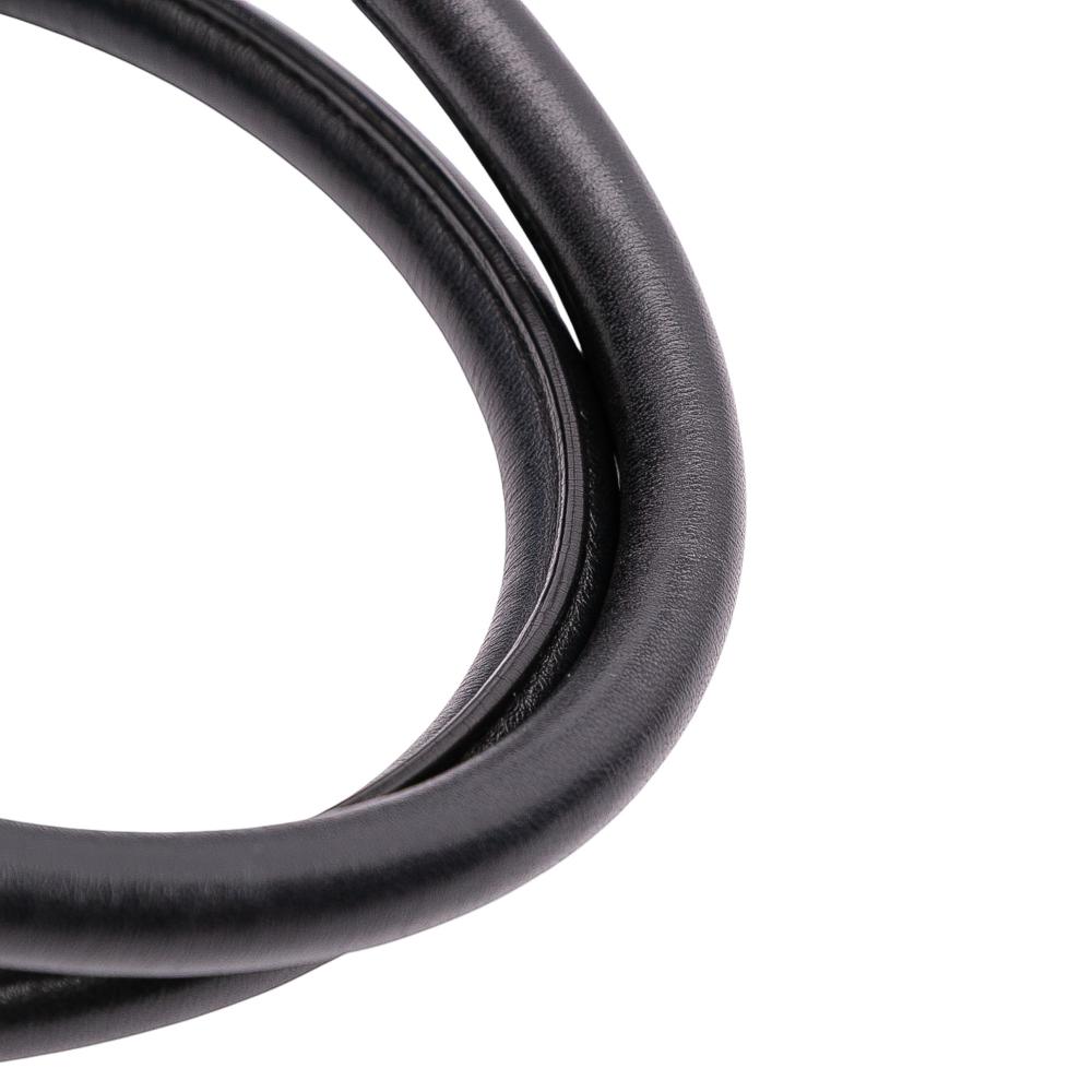 Prada B Prada Black Nylon Fabric Vitello Trimmed Tessuto Satchel Italy