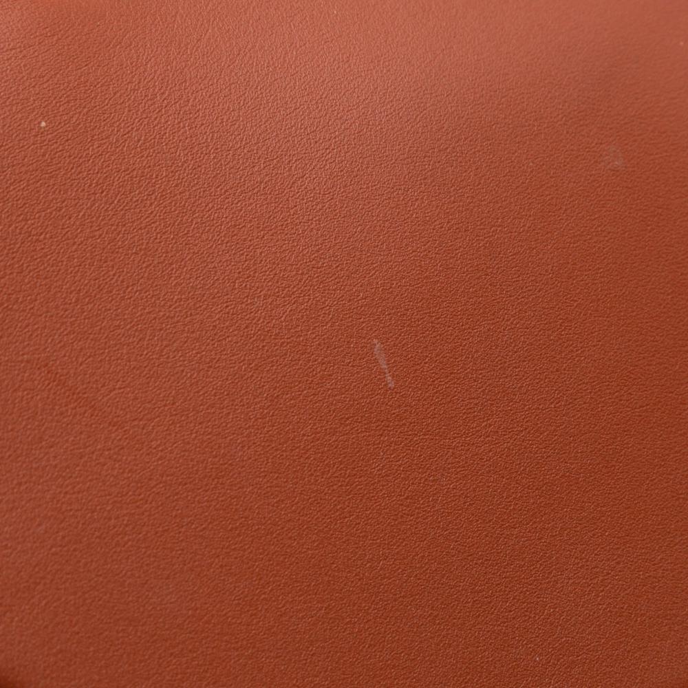 Ferragamo B Ferragamo Brown Calf Leather Gancini Trifolio Top Handle Bag Italy