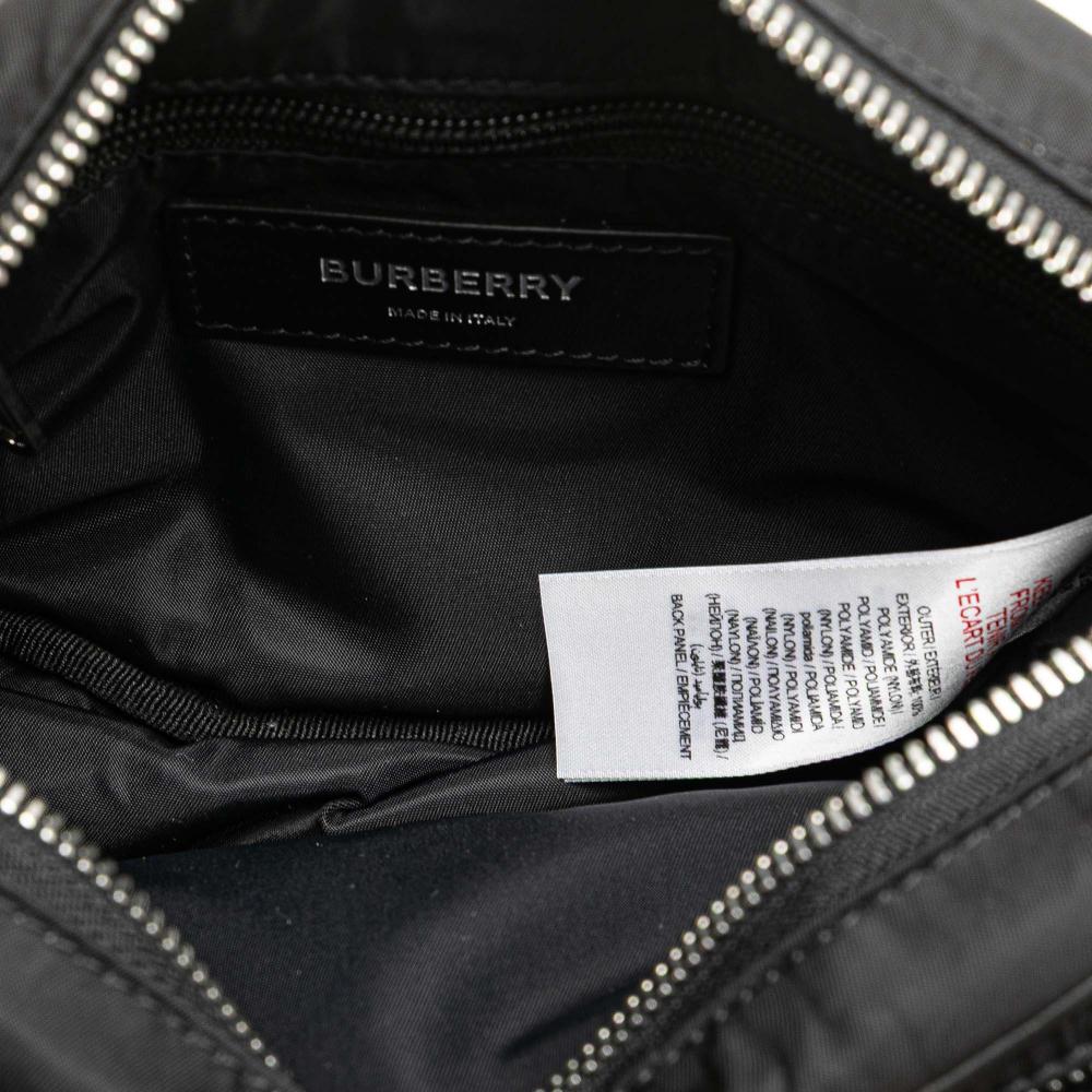 Burberry AB Burberry Black Nylon Fabric Cannon Utility Belt Bag Italy