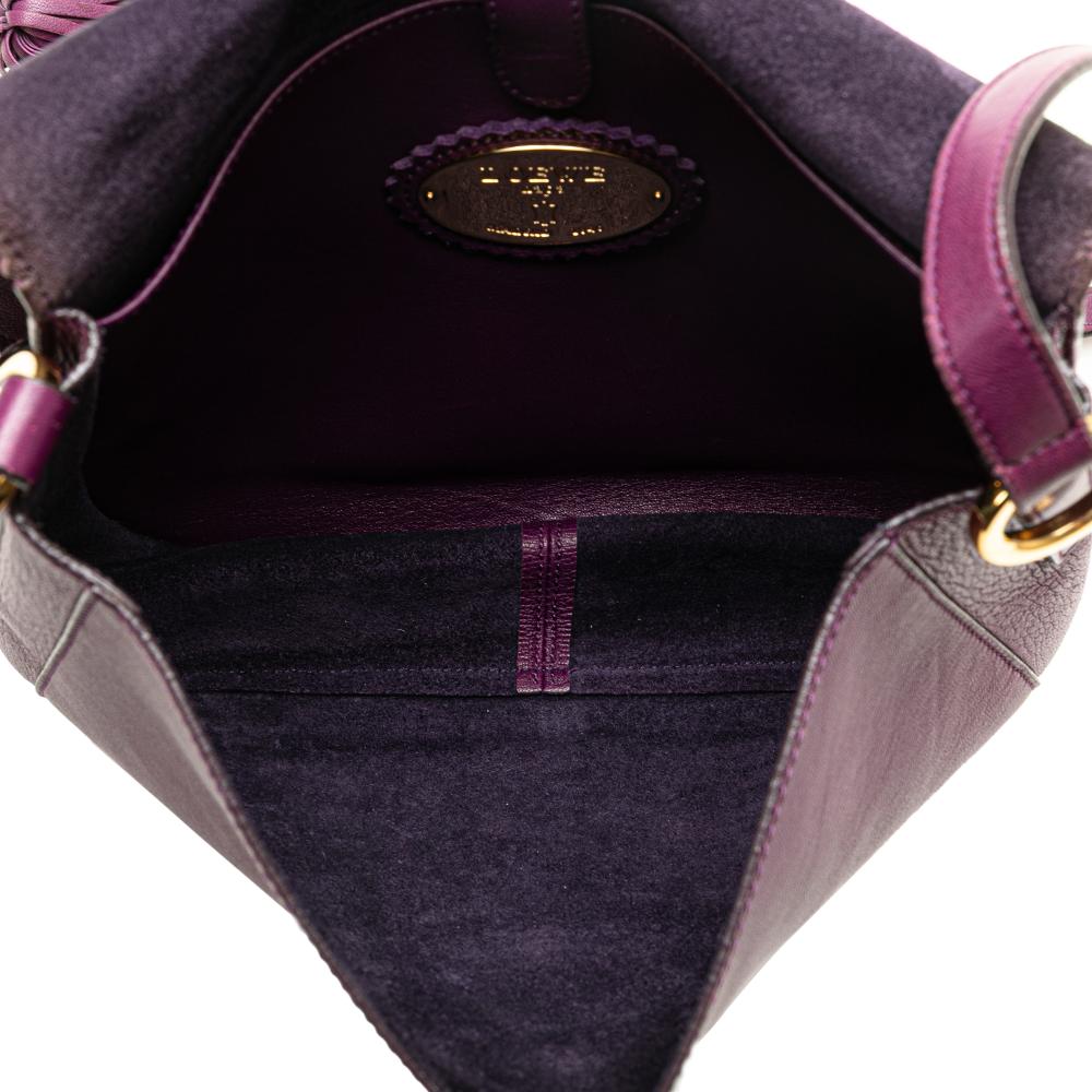 Loewe B LOEWE Purple Nappa Leather Leather Nappa Anagram Tassel Crossbody Spain