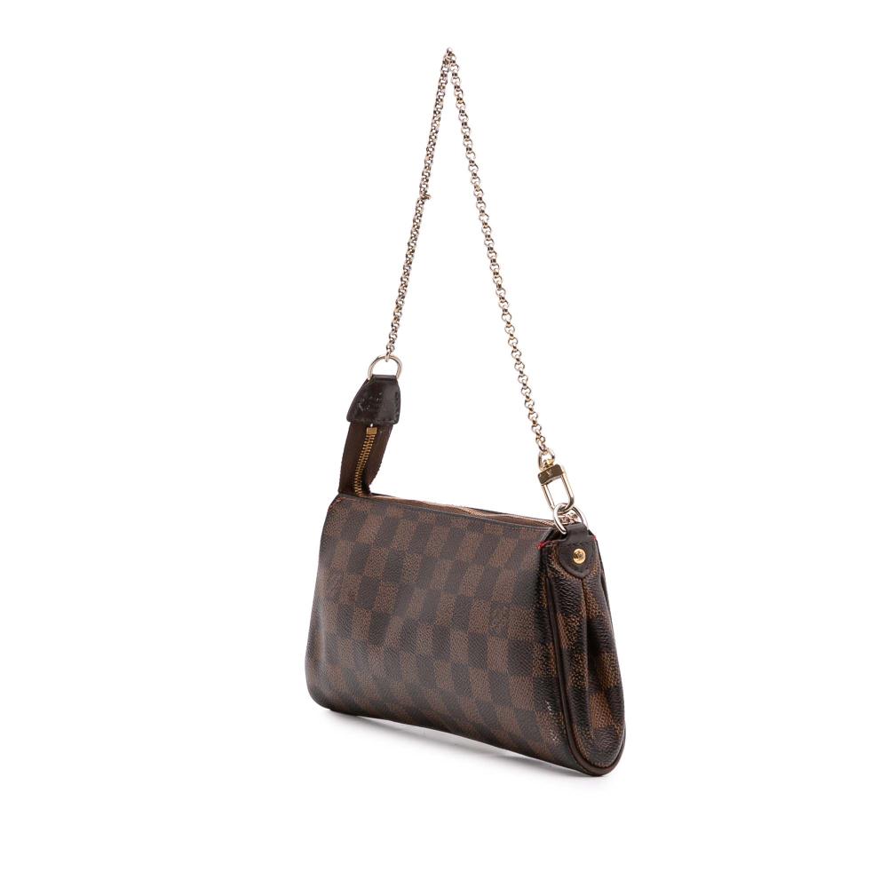 Louis Vuitton B Louis Vuitton Brown Damier Canvas Canvas Damier Ebene Eva France
