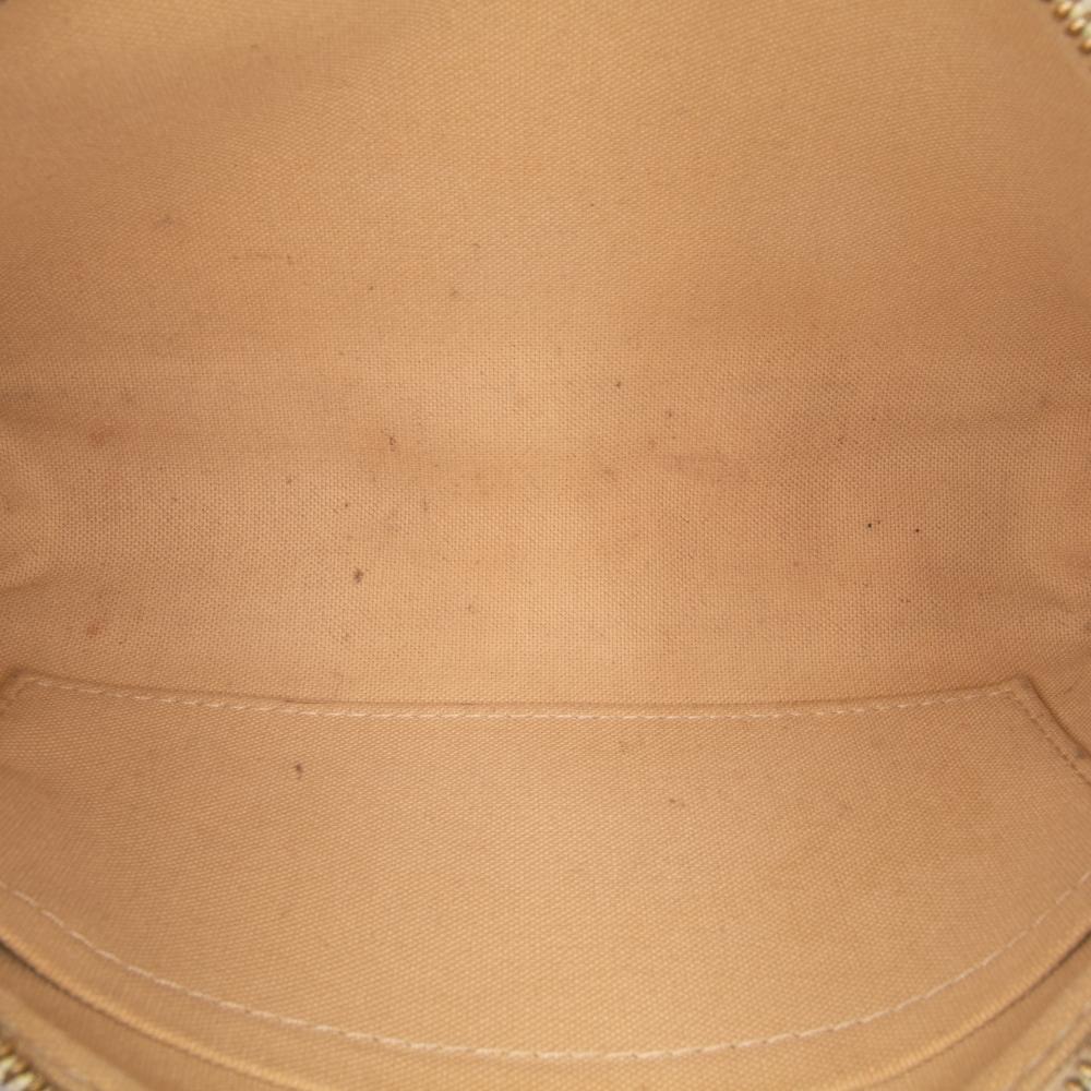 Louis Vuitton B Louis Vuitton White Damier Canvas Canvas Damier Azur Pochette Accessoires Spain