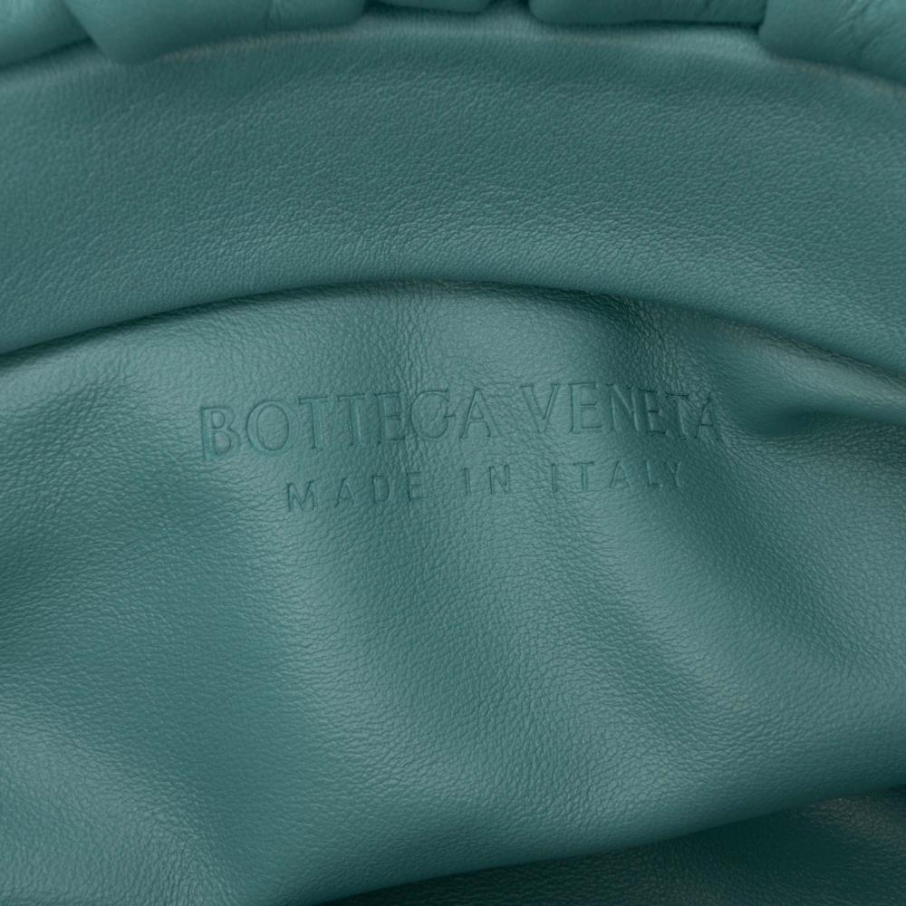 Bottega Veneta AB Bottega Veneta Blue Light Blue Lambskin Leather Leather Lambskin Chain Pouch Italy