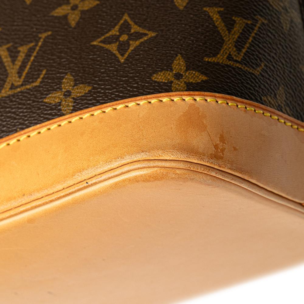 Louis Vuitton B Louis Vuitton Brown Monogram Canvas Fabric Monogram Alma PM France