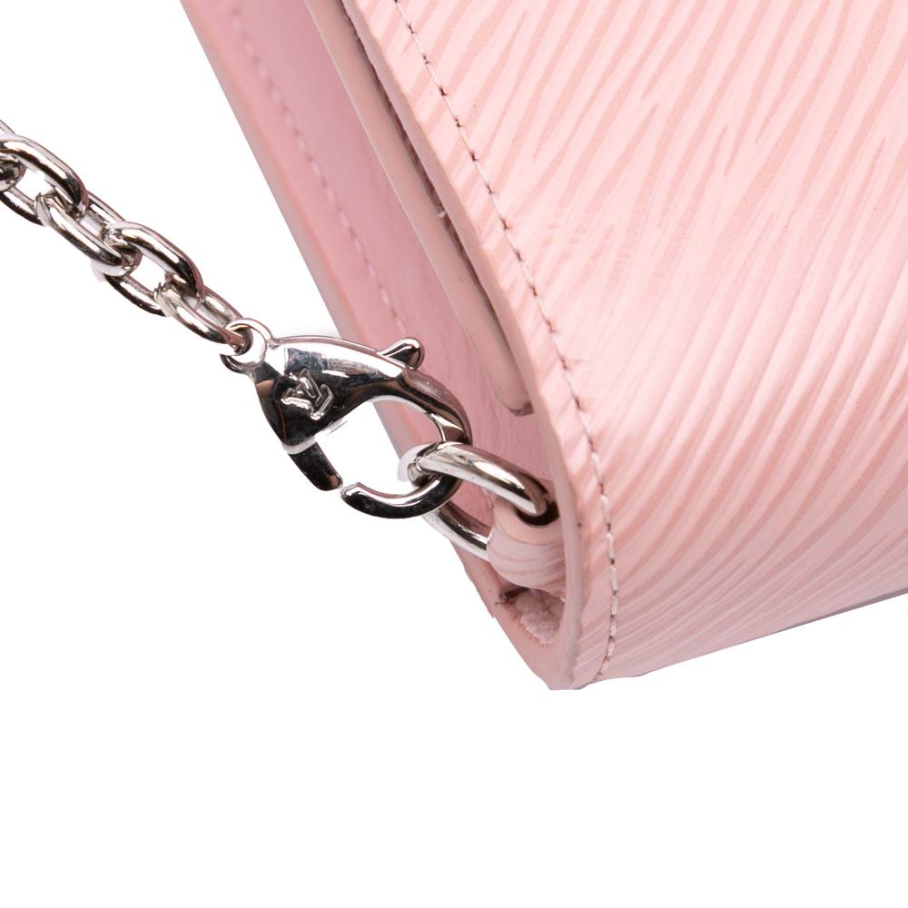 Louis Vuitton AB Louis Vuitton Pink Light Pink Epi Leather Leather Epi Twist Belt Chain Wallet France