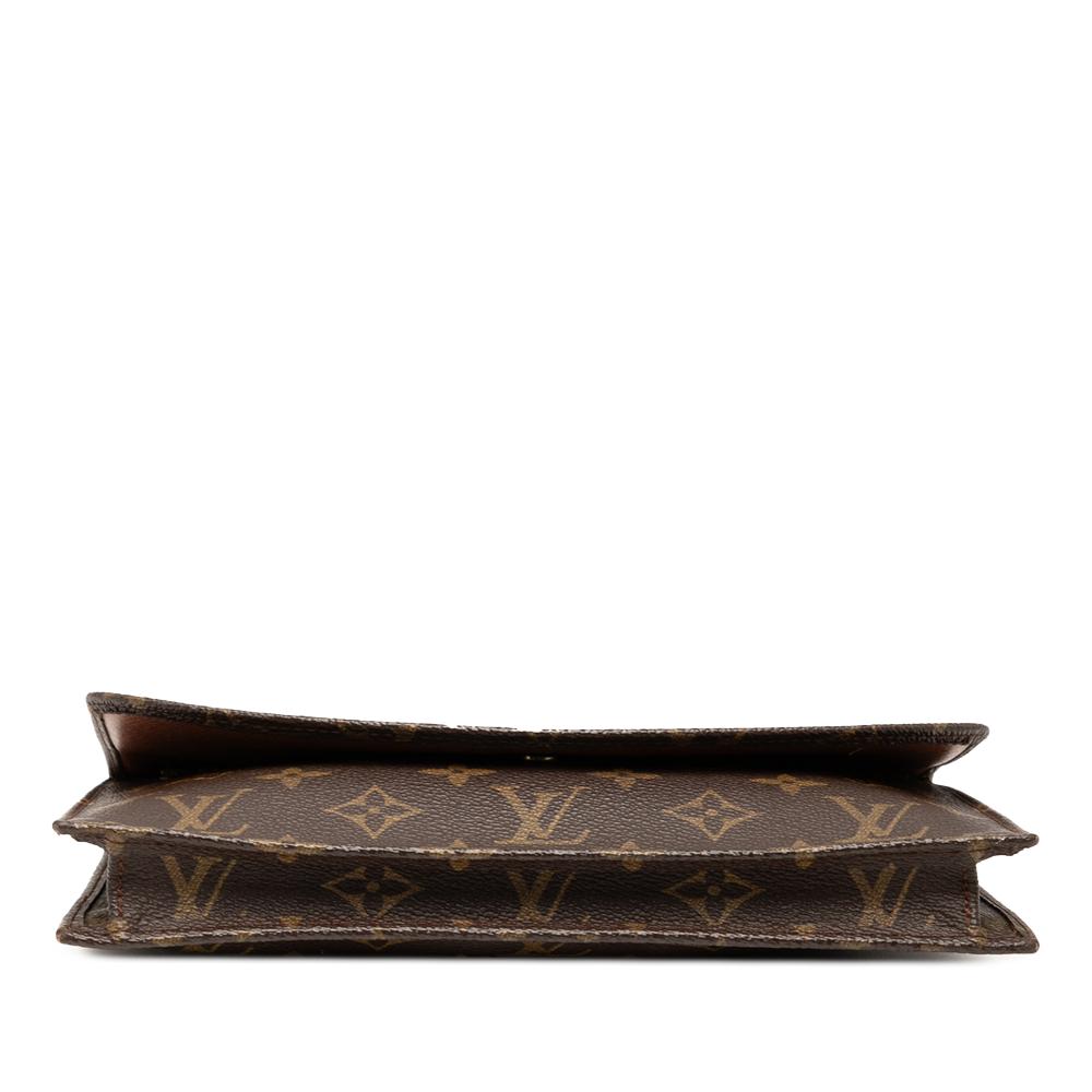 Louis Vuitton B Louis Vuitton Brown Monogram Canvas Fabric Monogram Pochette Rabat 23 France