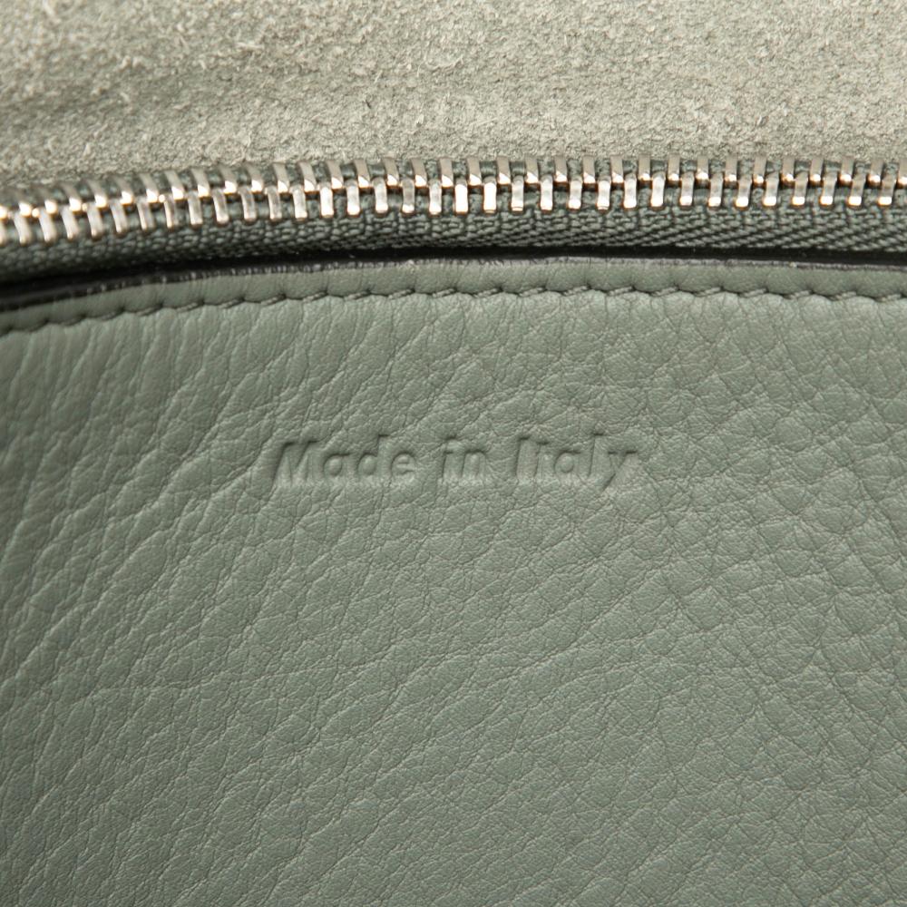 Celine B Celine Gray Calf Leather skin Blade Crossbody Italy