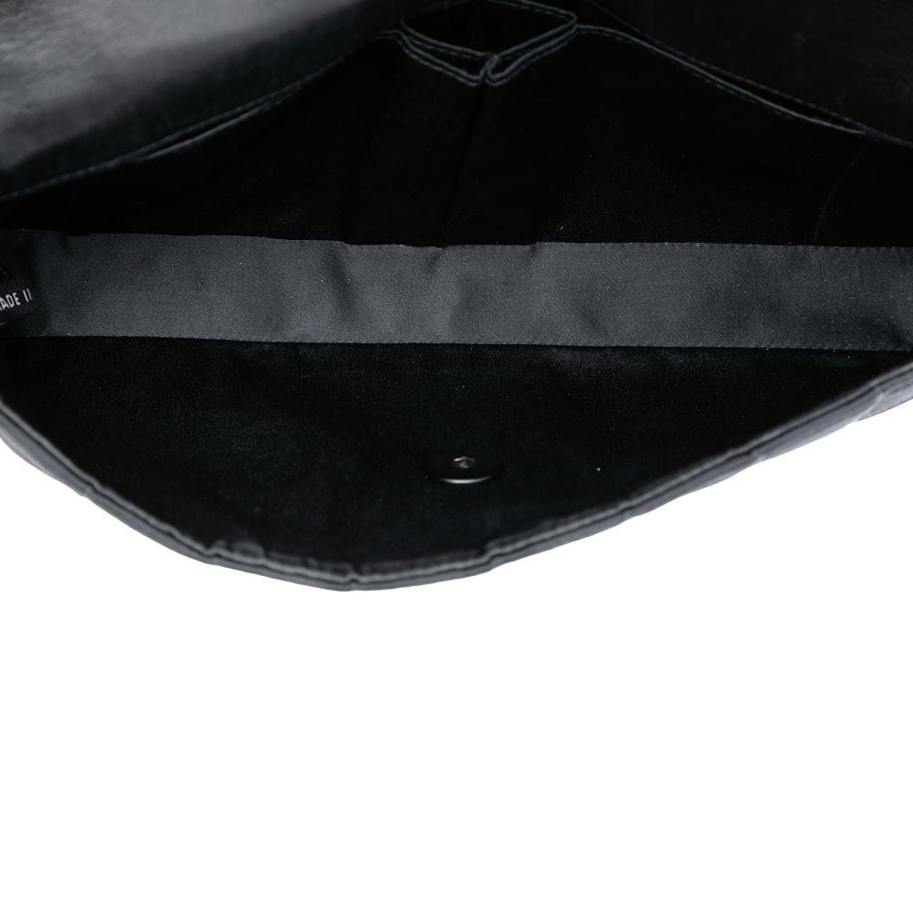 Chanel AB Chanel Black Nylon Fabric New Travel Line East West Flap France