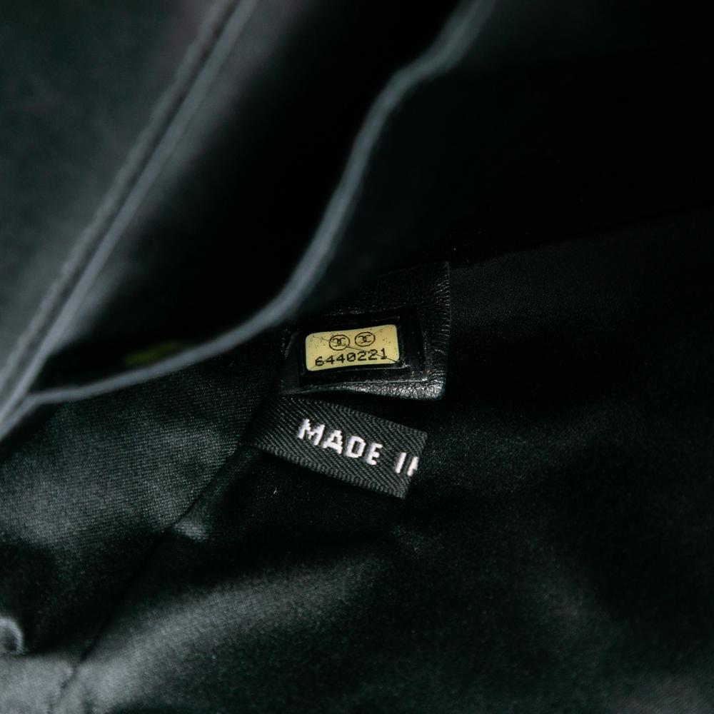 Chanel AB Chanel Black Nylon Fabric New Travel Line East West Flap France