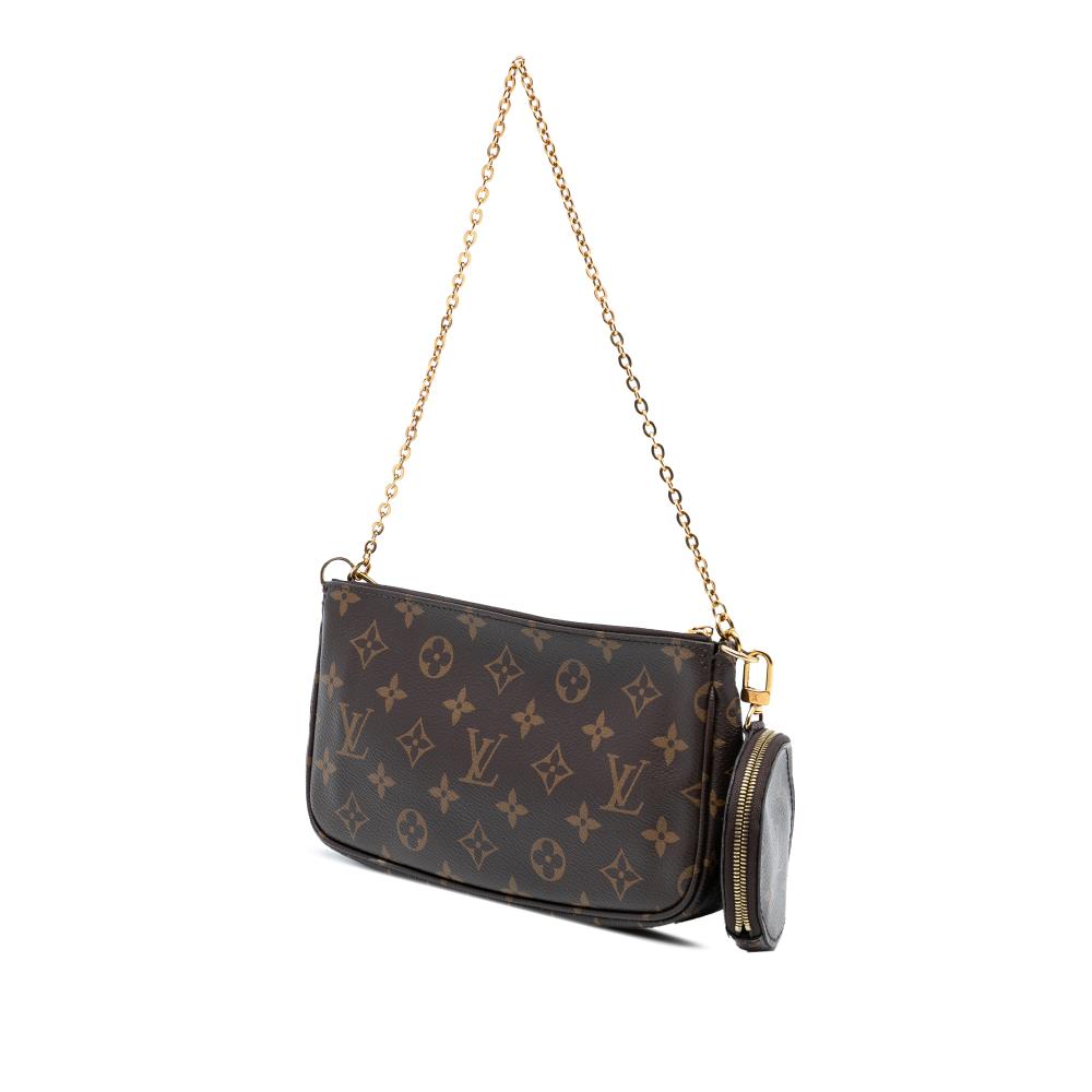 Louis Vuitton AB Louis Vuitton Brown Monogram Canvas Fabric Monogram Multi Pochette Accessoires France