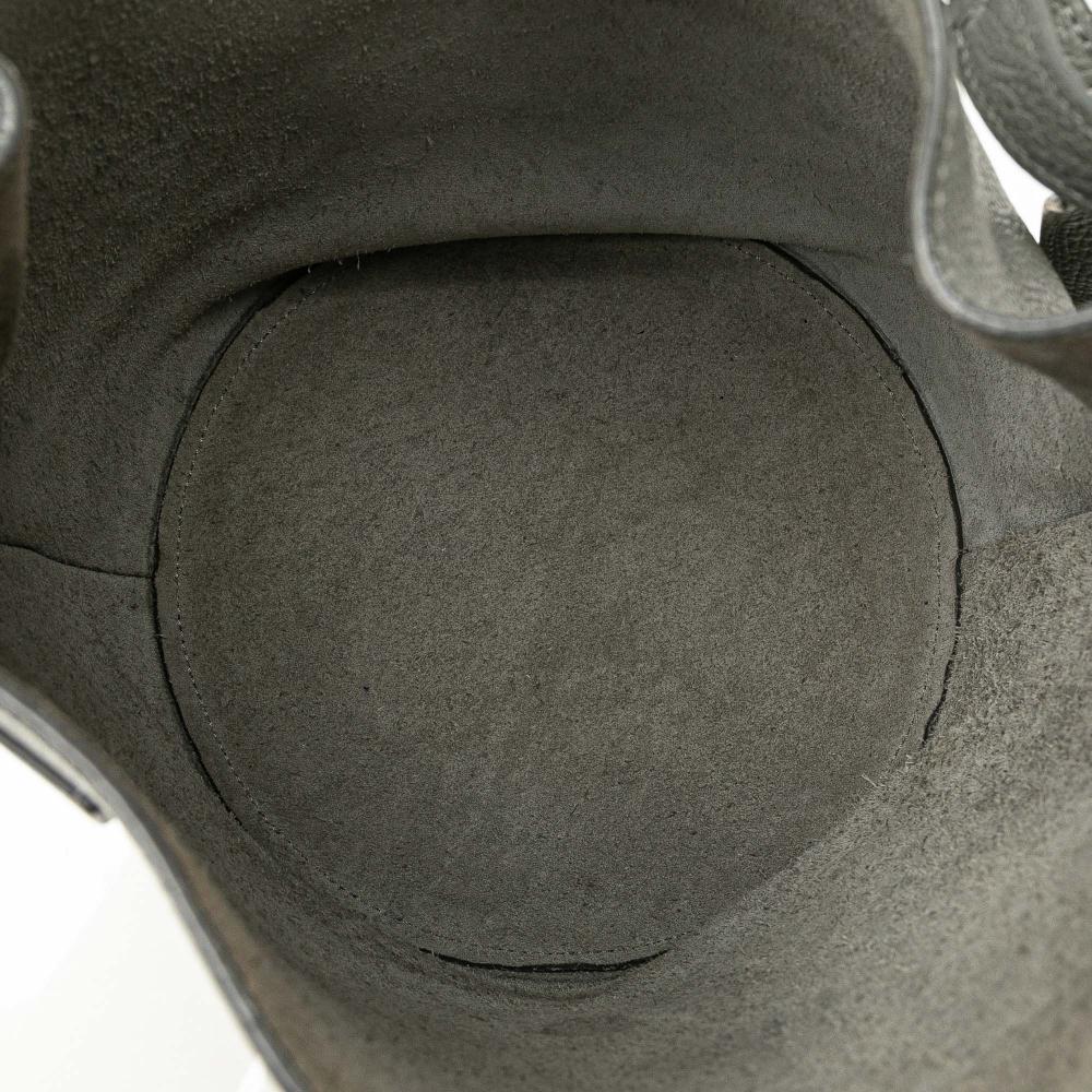 Celine B Celine Brown Beige Calf Leather Big Bag Bucket Italy