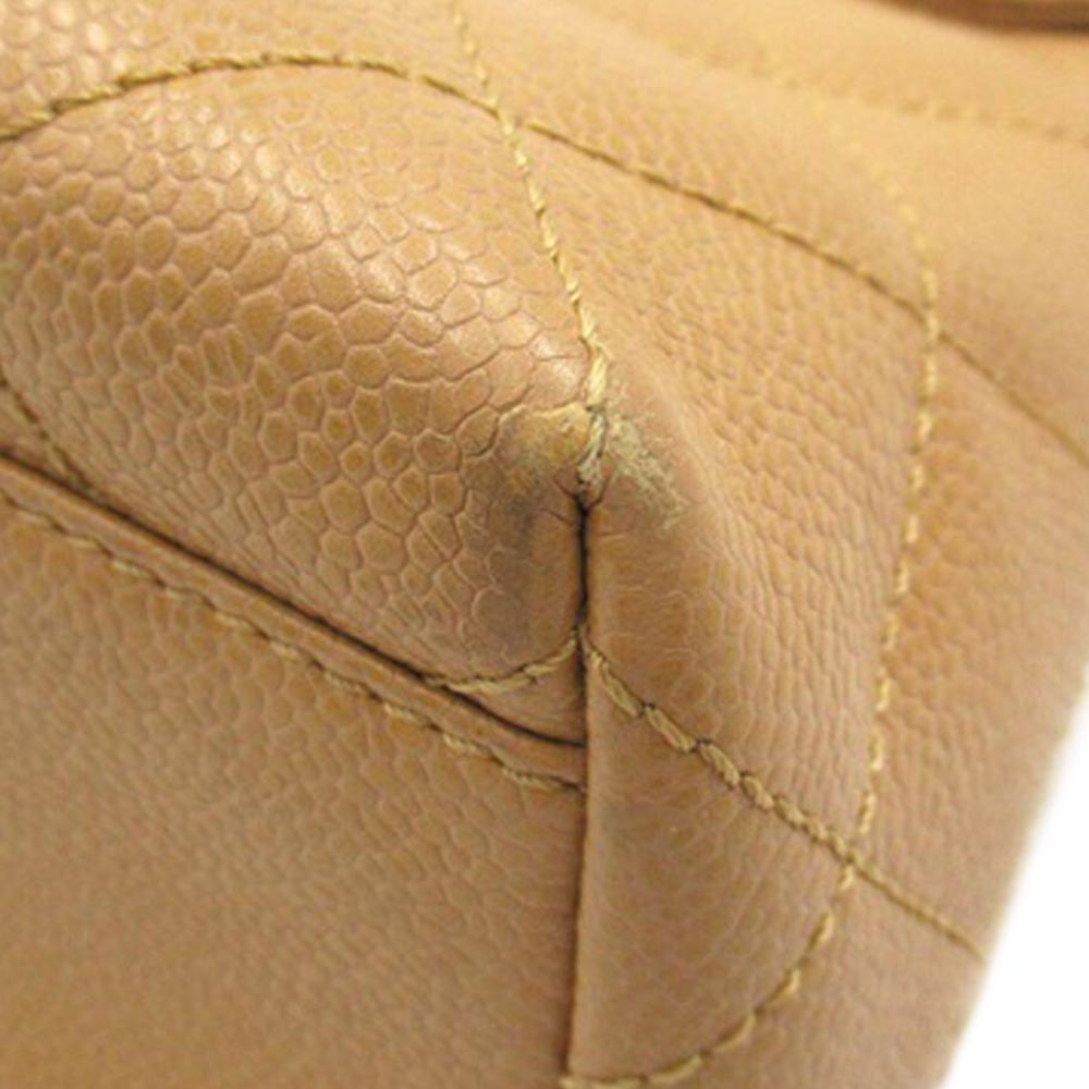 Chanel B Chanel Brown Light Brown Caviar Leather Leather Caviar Kelly Top Handle Bag Italy