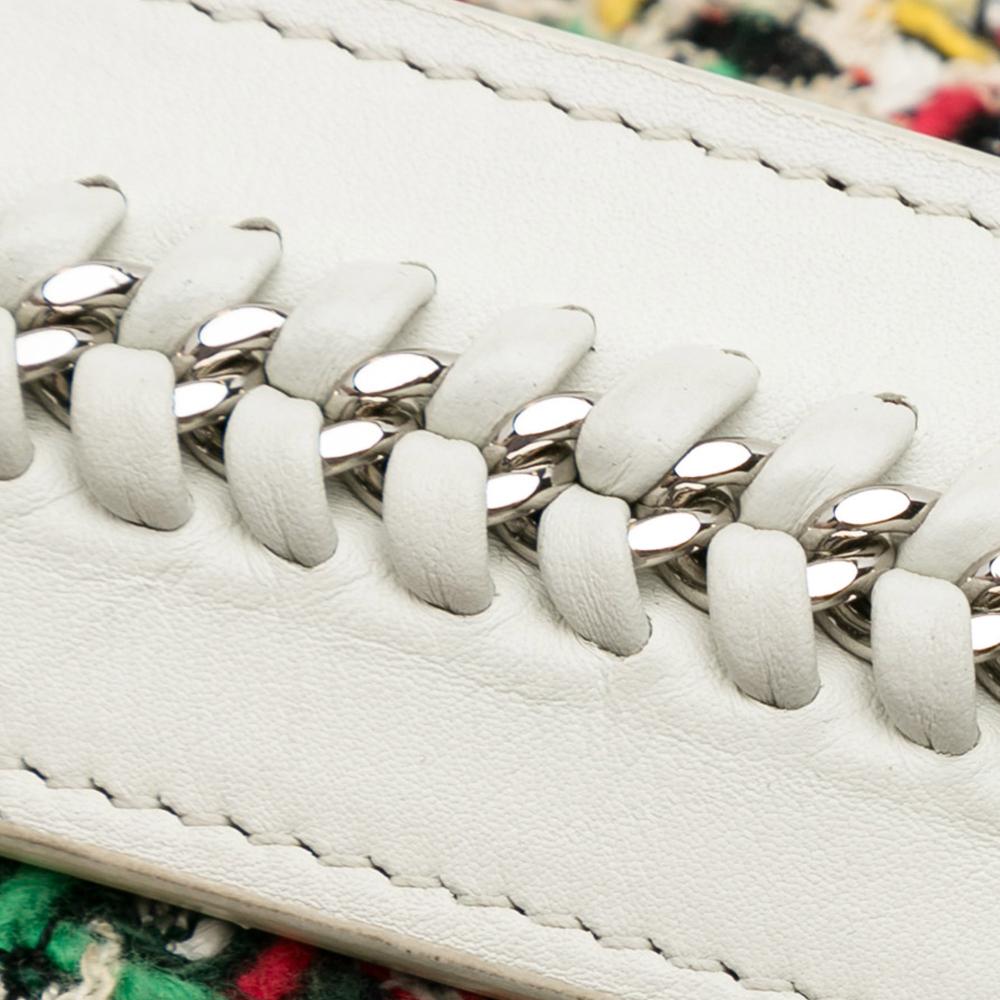 Chanel B Chanel Red with White Tweed Fabric Street Allure Camera Bag Italy