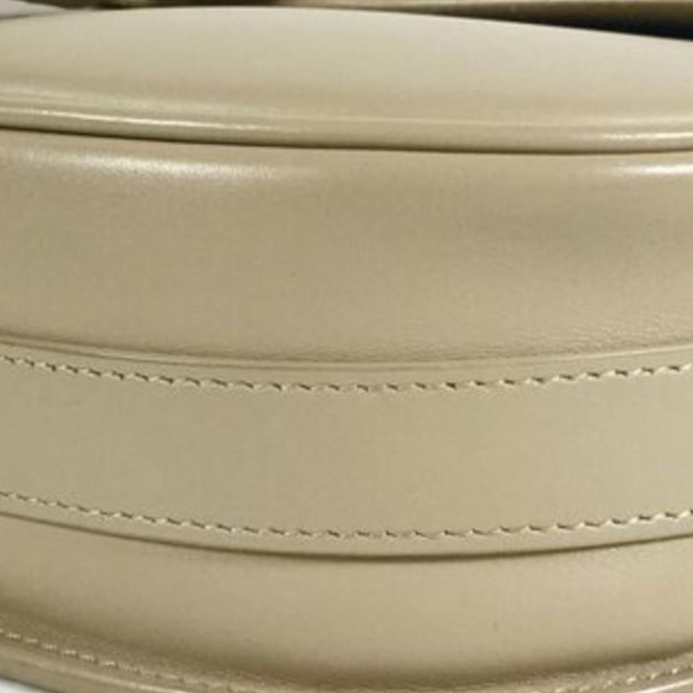 Christian Dior B Dior Brown Beige Calf Leather Medium Bobby Italy