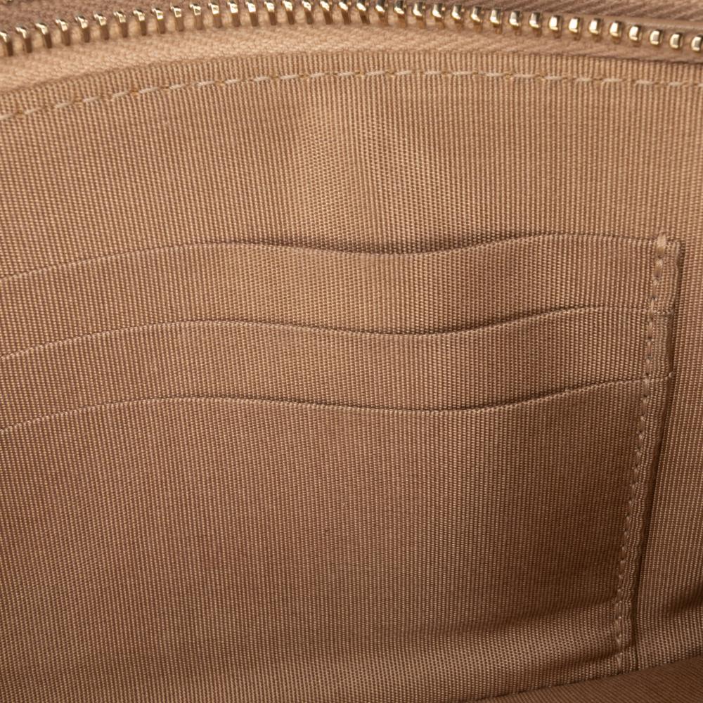 Chanel AB Chanel Brown Nude Calf Leather Caviar CC Filigree Crossbody Italy