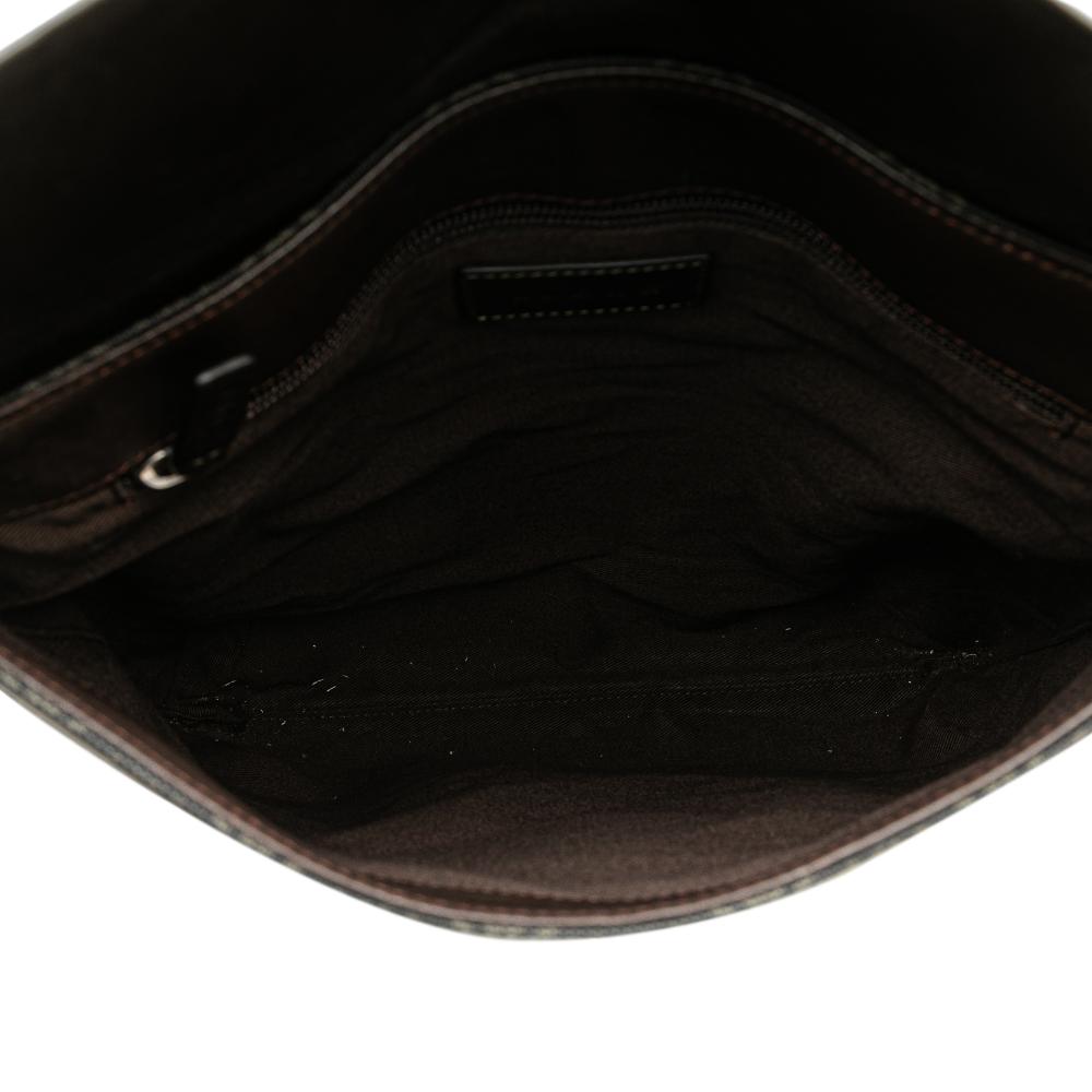 Loewe B LOEWE Brown Dark Brown Coated Canvas Fabric Anagram Crossbody China