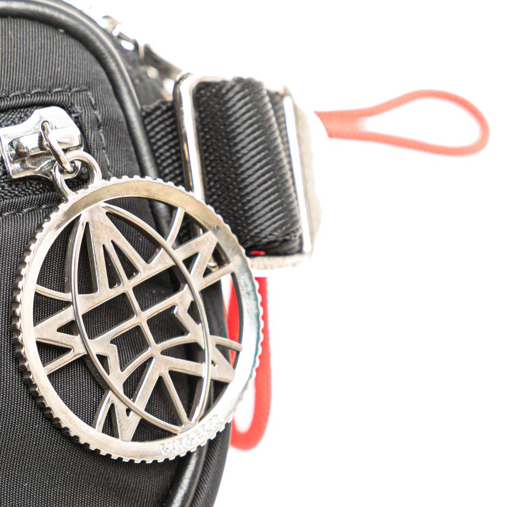 Burberry AB Burberry Black Nylon Fabric Cannon Utility Belt Bag Italy