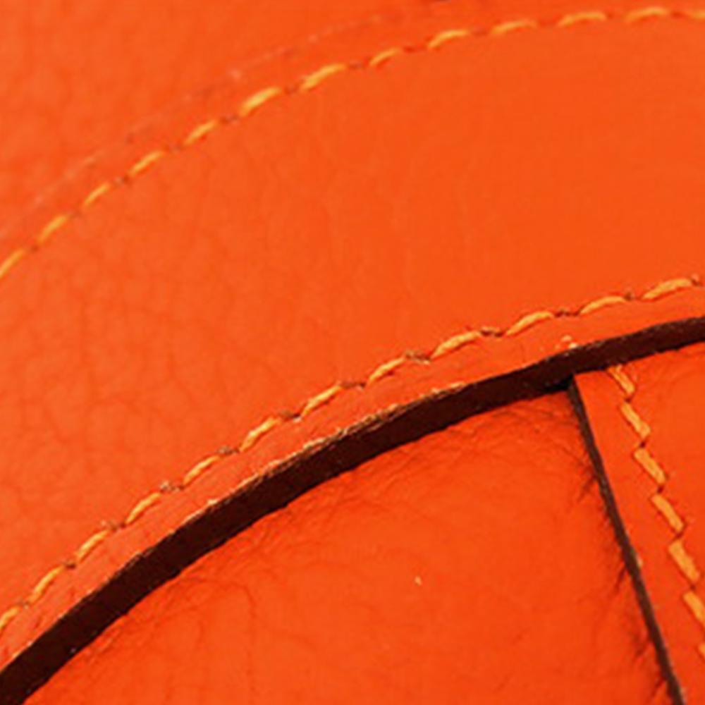 Hermès B Hermès Orange Dark Orange Calf Leather Negonda Garden Party 30 France